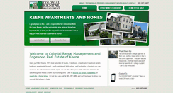 Desktop Screenshot of colonialrentalmanagement.com